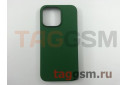 Задняя накладка для iPhone 13 Pro (силикон, поддержка MagSafe, зеленая (iCoat)) K-Doo