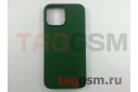 Задняя накладка для iPhone 13 Pro Max (силикон, поддержка MagSafe, зеленая (iCoat)) K-Doo