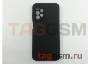 Задняя накладка для Samsung A23 / A235 Galaxy A23 (2022) (силикон, с защитой камеры, черная (Full Case)), ориг