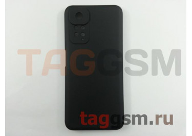 Задняя накладка для Xiaomi Redmi Note 11 / 11S (силикон, с защитой камеры, черная (Full Case)), ориг