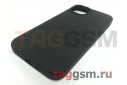 Задняя накладка для iPhone 14 Plus (силикон, черная (Full Case))
