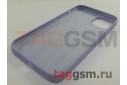 Задняя накладка для iPhone 14 Plus (силикон, сиреневая (Full Case))