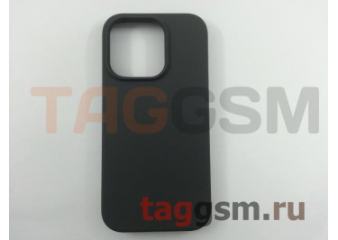 Задняя накладка для iPhone 14 Pro (силикон, угольно-серая (Full Case))
