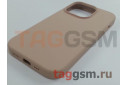 Задняя накладка для iPhone 14 Pro (силикон, розовый песок (Full Case))