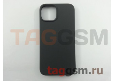 Задняя накладка для iPhone 14 (силикон, угольно-серая (Full Case))