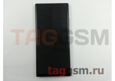 Дисплей для Samsung  SM-N985 / N986 Galaxy Note 20 Ultra 5G + тачскрин + рамка + фронтальная камера (черный), ОРИГ100%