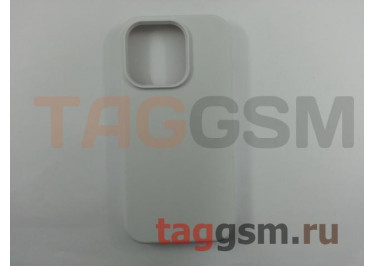 Задняя накладка для iPhone 14 Pro (силикон, белая (Full Case))