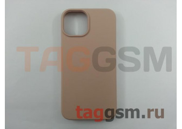 Задняя накладка для iPhone 14 (силикон, розовый песок (Full Case))