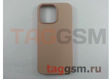 Задняя накладка для iPhone 14 Pro Max (силикон, розовый песок (Full Case))