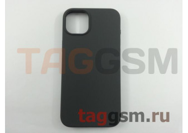 Задняя накладка для iPhone 14 Plus (силикон, угольно-серая (Full Case))