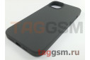 Задняя накладка для iPhone 14 Plus (силикон, угольно-серая (Full Case))
