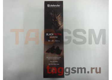 Коврик Defender резиновый Black Ultra (800х300х3мм) черный