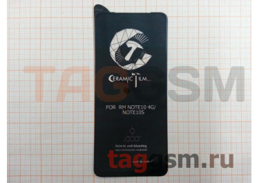 Пленка / стекло на дисплей для XIAOMI Redmi Note 10 / Note 10S (Gorilla Glass) (Anti-shock Ceramic) 5D (черный) Faison