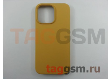 Задняя накладка для iPhone 14 Pro Max (силикон, золото) Faison