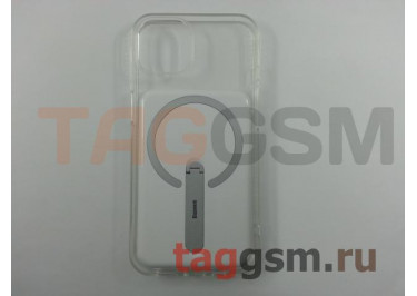 Задняя накладка для iPhone 13 (силикон, с функцией MagSafe, с подставкой, прозрачная) Baseus