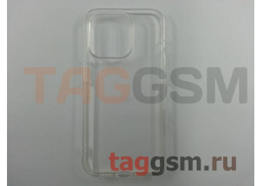 Задняя накладка для iPhone 14 Pro (силикон, прозрачная) Faison