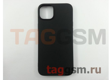 Задняя накладка для iPhone 14 Plus (силикон, матовая, черная (Soft Matte)) Faison