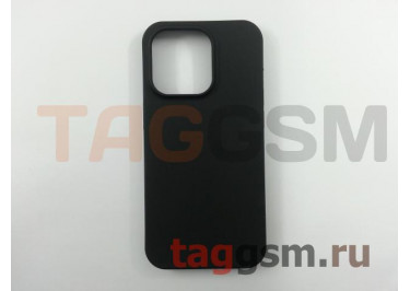 Задняя накладка для iPhone 14 Pro (силикон, черная (Matte)) Faison