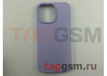 Задняя накладка для iPhone 14 Pro Max (силикон, фиолетовая) Faison