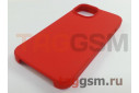 Задняя накладка для iPhone 14 (силикон, красная) Faison