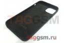 Задняя накладка для iPhone 14 Plus (силикон, черная) Faison