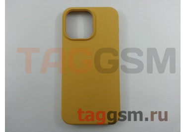 Задняя накладка для iPhone 14 Pro Max (силикон, золото (Full Case)) Faison