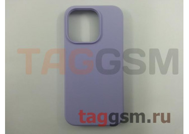 Задняя накладка для iPhone 14 Pro (силикон, фиолетовая (Full Case)) Faison