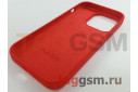 Задняя накладка для iPhone 14 Pro (силикон, красная (Full Case)) Faison