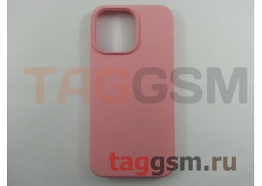 Задняя накладка для iPhone 14 Pro Max (силикон, розовая) Faison