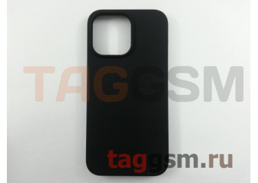 Задняя накладка для iPhone 14 Pro Max (силикон, черная (Full Case)) Faison