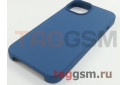 Задняя накладка для iPhone 14 (силикон, синяя) Faison