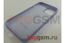 Задняя накладка для iPhone 14 (силикон, фиолетовая (Full Case)) Faison