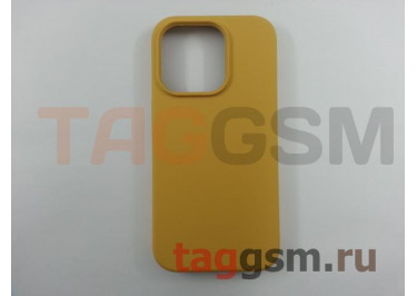 Задняя накладка для iPhone 14 Pro (силикон, золото (Full Case)) Faison