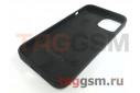 Задняя накладка для iPhone 14 (силикон, черная (Full Case)) Faison