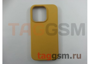Задняя накладка для iPhone 14 Pro (силикон, золото) Faison