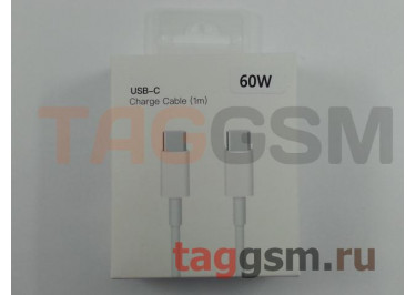 USB PD Кабель Type-C - Type-C (в коробке) 60W, белый, 1м, ориг