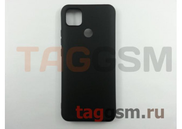 Задняя накладка для Xiaomi Redmi 10A (силикон, черная (Full Case))