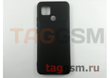 Задняя накладка для Xiaomi Poco C40 (силикон, черная (Full Case))