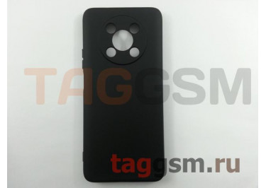 Задняя накладка для Huawei Nova Y90 (силикон, с защитой камеры, черная (Full Case))