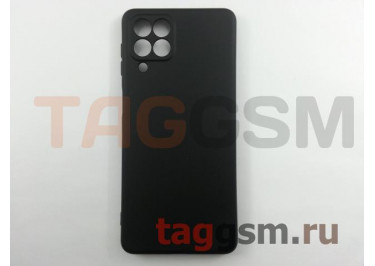 Задняя накладка для Samsung M536 Galaxy M53 5G (силикон, c защитой камеры, черная (Full Case))