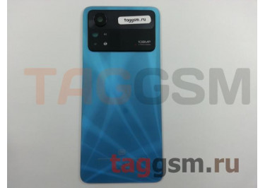 Задняя крышка для Xiaomi Poco X4 Pro (синий)