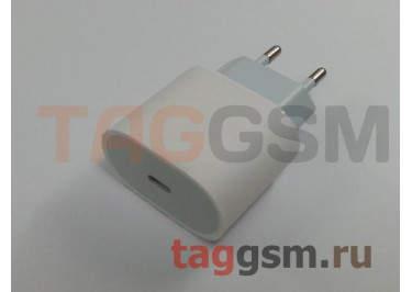СЗУ для iPhone / iPad 3000mA 20W USB-PD (Type-C) 3.0 / QC4.0 (DC5V / 3A, DC9V / 2A), белый (в коробке), AA