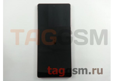 Дисплей для Samsung  SM-N980 / N981 Galaxy Note 20 / Note 20 5G + тачскрин + рамка (бронза), ОРИГ100%