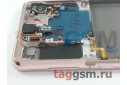 Дисплей для Samsung  SM-G991 Galaxy S21 5G + тачскрин + рамка + фронтальная камера (фиолетовый / розовый), ОРИГ100%