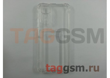 Задняя накладка для Xiaomi Redmi Note 11 / 11S (силикон, с защитой камеры, с визитницей, прозрачная (Full TPU Case)) Armor series