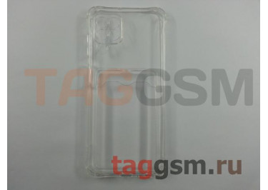 Задняя накладка для Samsung A22 / A225 Galaxy A22 (2021) (силикон, с защитой камеры, с визитницей, прозрачная (Full TPU Case)) Armor series
