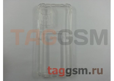 Задняя накладка для Xiaomi Redmi Note 11 Pro (силикон, с защитой камеры, с визитницей, прозрачная (Full TPU Case)) Armor series