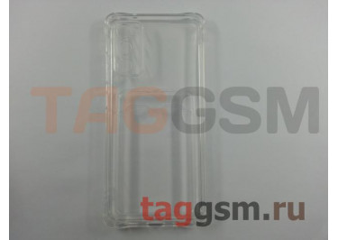 Задняя накладка для Samsung G780 Galaxy S20 FE (силикон, с защитой камеры, с визитницей, прозрачная (Full TPU Case)) Armor series