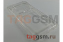 Задняя накладка для Samsung A02 / A022 Galaxy A02 (2021) (силикон, с защитой камеры, с визитницей, прозрачная (Full TPU Case)) Armor series
