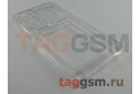 Задняя накладка для Xiaomi Redmi Note 10 / 10S 4G (силикон, с защитой камеры, с визитницей, прозрачная (Full TPU Case)) Armor series